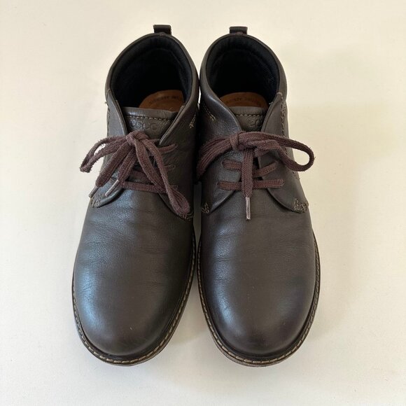 Ecco Mens Goretex Turn Chukka Brown Mid Leather Boots Size EU 44 US 10.5 Lace Up - Picture 5 of 9